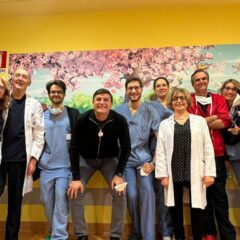 Javier Zanetti visita Cardiochirurgia pediatrica Policlinico San Donato