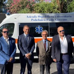 Policlinico di Palermo, consegnata l’ambulanza donata da Enav